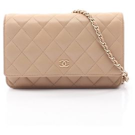 Bolsa Chanel Matelassé Bege Bege