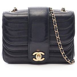 Bolsa de Alça Chanel Mademoiselle Small Chain Preto