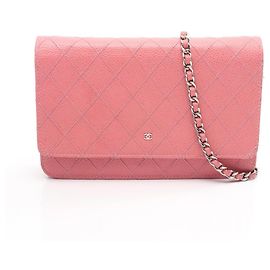 Bolso de Hombro Chanel Matelassé Rosa Rosa
