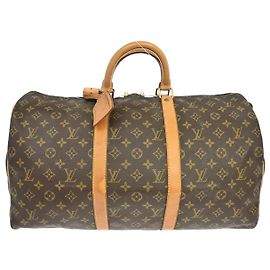 Louis Vuitton Keepall Monogram 50 Marrom