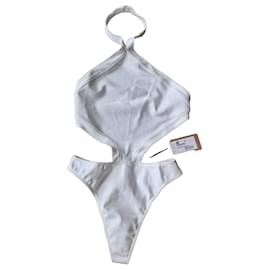 Costume intero Alaïa bianco Bianco