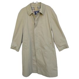 Impermeable vintage Burberrys en puro algodón Beige