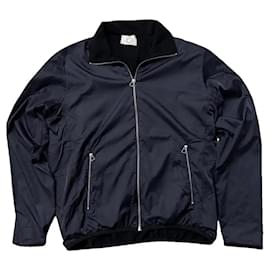 Chaqueta con cremallera Hermès Sellier Azul oscuro