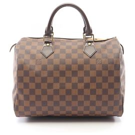 Bolsa Louis Vuitton Speedy 30 Damier Ebene Marrom