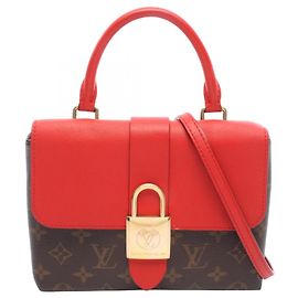 Bolso Louis Vuitton Rocky BB Monogram Coquelicot Castaño Roja Monograma
