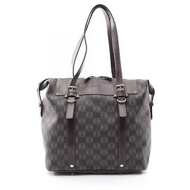 Loewe Repeat Anagram Tote Bag Brown