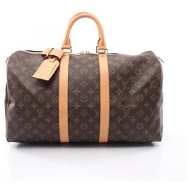 Louis Vuitton Keepall 45 Boston Bag Marrom Monograma