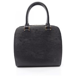 Borsa Louis Vuitton Pont Neuf Epi Noir Nero