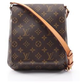 Borsa a Spalla Louis Vuitton Musette Salsa Long Strap Marrone