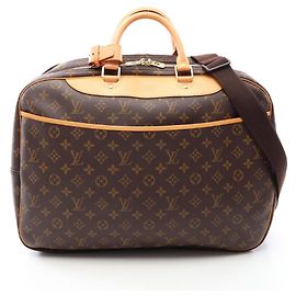 Louis Vuitton Alizé 24H Monogram Boston Bag Marron Monogramme