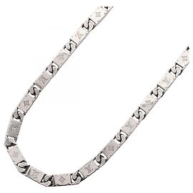 Collar de lazo Monogram Louis Vuitton Plata