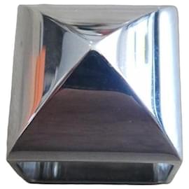 Hermès Médor scarf ring Silvery