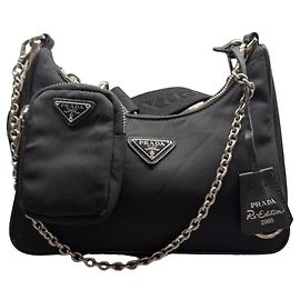 Prada Re-Edition 2005 Mini Borsa in Nylon Nero