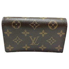 Cartera Bi-fold Louis Vuitton en Monogram Castaño Monograma