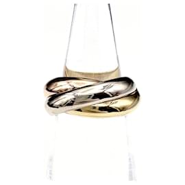 Cartier Trinity Ring aus Rosé Weiß und Gelbgold Pink Weiß Gelb