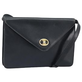 Céline Celine Pelle Vintage Nero
