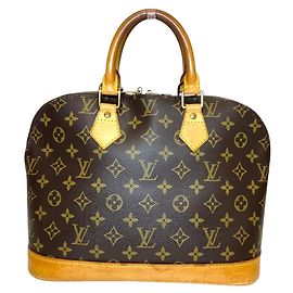 Bolsa Alma Louis Vuitton em Canvas Monogram Marrom Monograma