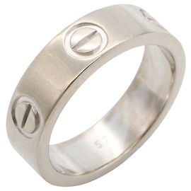 Cartier Love Ring aus 18K Weißgold Silber