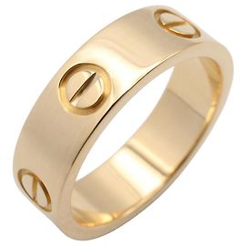 Bague Love de Cartier en or jaune 18K Doré