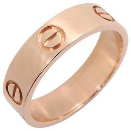 Anel Love da Cartier em ouro rosa 18K Dourado