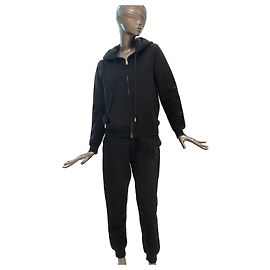 Dior Monogramm Strick-Trainingsanzug Set Schwarz