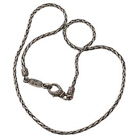 Autre Marque EFFY Sterling Silver Braided Chain Necklace Silvery