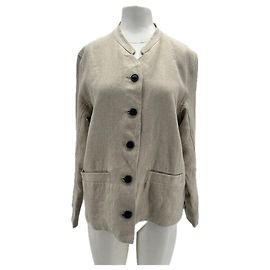 Autre Marque AIAYU Leinenjacke beige S Beige
