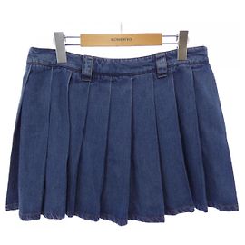 Miu Miu Mini-Jeansrock Blau