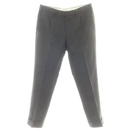 Autre Marque Pantalones de vestir de lana SUPER 100'S Germano Otro Verde