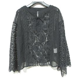 Autre Marque Top con inserti in pizzo GRACE CONTINENTAL Nero