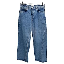 Vaqueros Agolde azules de algodón talla 26 Azul