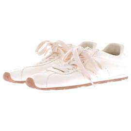 Miu Miu Baskets "Plumes" blanches Blanc