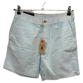 Short Polo Ralph Lauren Bleu Ciel Coton M Bleu