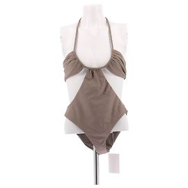 Autre Marque Einteiliger Badeanzug braun Braun