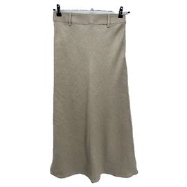 Autre Marque Leinenrock beige Beige