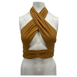 Top jaune en polyester House Of Harlow Jaune