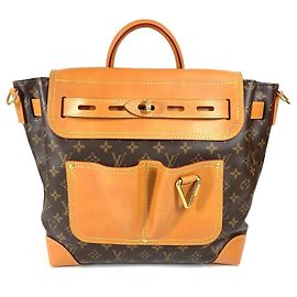 Sac Louis Vuitton Monogram Dust Steamer 30 Marron Monogramme