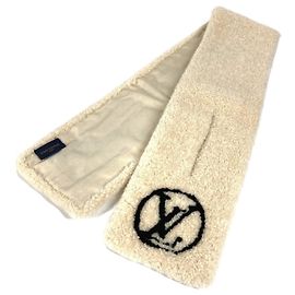 Echarpe Tippet Monogram Flower Louis Vuitton Bege