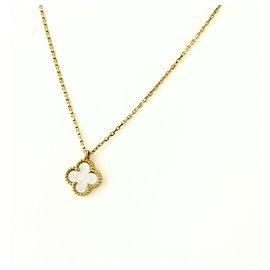 Pendentif Collier Sweet Alhambra de Van Cleef & Arpels Doré