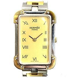 Hermès Reloj de pulsera Hermes Croisière chapado en oro Otro
