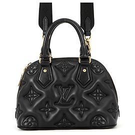 Bolso Alma Soft BB Bubble Gram Louis Vuitton Negro Monograma