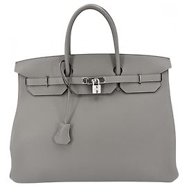 Hermès Bolsa Hermes Birkin 40 Marrom