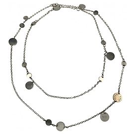 Hermès Collar largo Hermes Sellier Confetti Plata Dorado