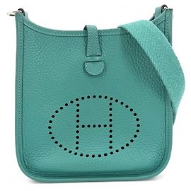 Hermès Bolsa de ombro Hermes Evelyne TPM Verde
