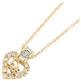 Collier Christian Dior Cœur Doré