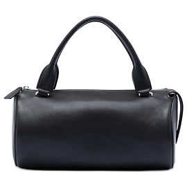 The Row Black Leather Edith Handbag Black