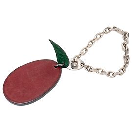 Charm de sac en cuir rouge Hermès Rouge Bordeaux