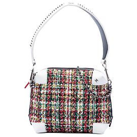 Borsa a tracolla Chanel Red Tweed Street Allure Altro