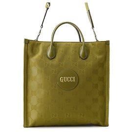 Sac cabas en nylon Gucci Off the Grid Vert