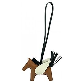 Hermès Chaveiro Hermes Rodeo Pegasus PM Marrom Verde